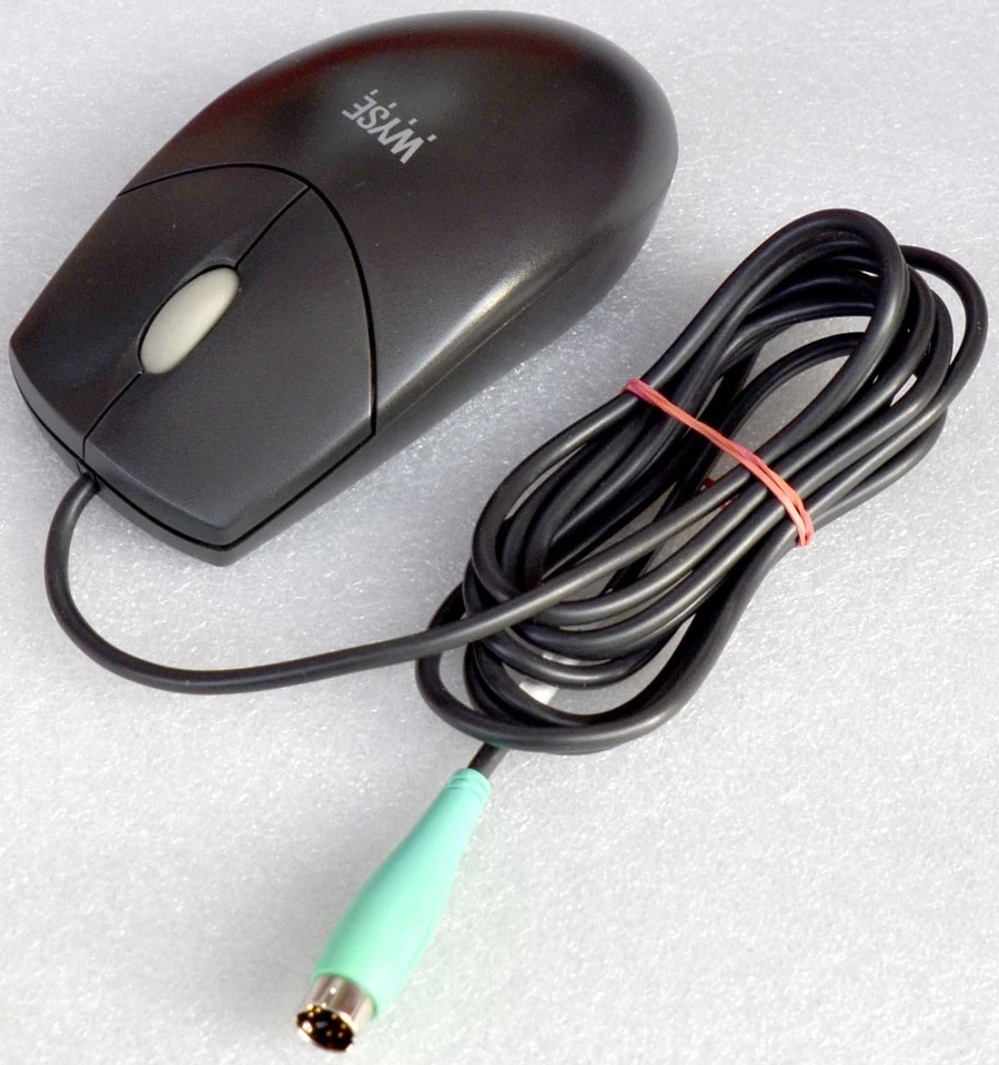 VINTAGE WYSE PS/2 TRACKBALL MAUS LOGITECH 3 TASTEN SAMMLERSTÜCK SELTEN M1292 - Bild 4 von 4