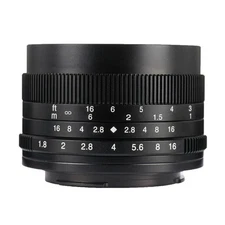 7artisans 50mm f/1.8 Manual Focus APS-C Portrait Lens for M4/3 Mount Panasonic