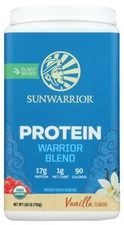 Sunwarrior Warrior Blend - Organic Vegan Plant Protein Powder with BCAAs and Pea