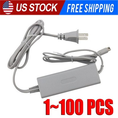 AC Power Supply Charging Adapter Cable Charger For Nintendo Wii U GamePad Lot