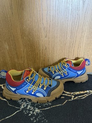 Gucci Flashtrek Blue/Brown Sz 9 Gucci Team