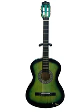 ZENY 38in Beginner Acoustic Guitar Blue/Black Sunburst