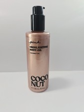 Victoria's Secret PINK COCONUT Highlighting Shimmer Body Oil 8oz/236ml NEW