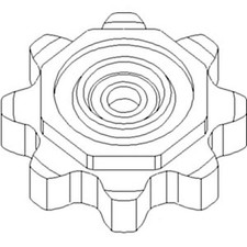 Idler Sprocket Fits 600 Series AH231386 COD70-0036