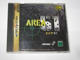Area 51 Sega Saturn Japan import +obi reg card US Seller