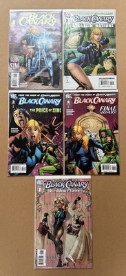 Black Canary #1, 2, 3, 4 COMPLETE SERIES SET (vol. 3) DC 2007 + Wedding Issue
