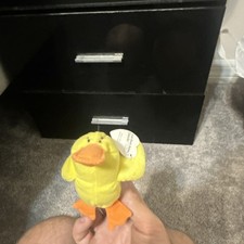 Ty Beanie Baby Quackers Retired 1997 Plush Duck Toy