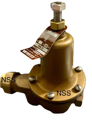 #ad WATTS 3 4 U5B LP Z3 Water Pressure Reducing Valve Thd 30psi Low Pressure Setting $191.99