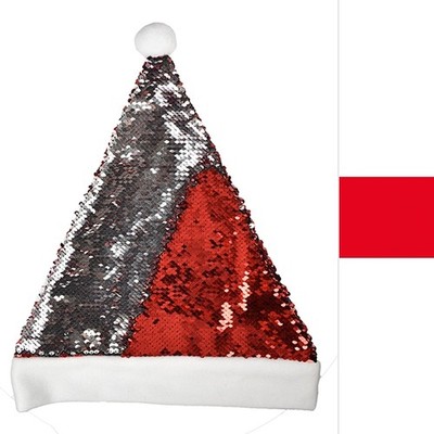 L-merch Christmas Hat / Nikolaus Mütze mit Pailletten 4007 Mütze NEU