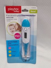 Playtex Baby Flexible Digital Thermometer PL85432 Fast Read Oral Rectal Underarm