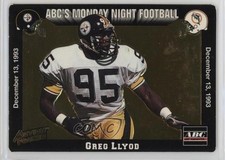 1993 Action Packed Monday Night Football Greg Lloyd #63 0z0n