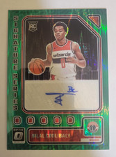 2023-24 Donruss Optic Bilal Coulibaly Signature Series Green Rookie Autograph