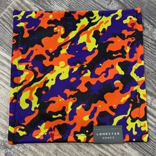 Orange Purple Yellow Camo Microfiber EDC Hank Everyday Carry Lens Cleaning Cloth