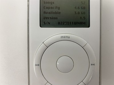 Apple iPod 1st Gen M8541 EMC1910 M8513LL/A 5GB White | eBay