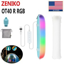 US ZENIKO OT40 R 7W RGB Plug Play Magnetic Handheld Inflatable LED Tube Light