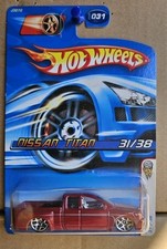 Hot Wheels 2006 - NISSAN TITAN [RED] NEAR MINT VHTF CARD GOOD COMBINED POST 
