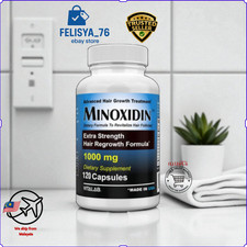 Minoxidin 1000mg Hair Growth Extra 120 Pills Men  Women Regrowth Strength New