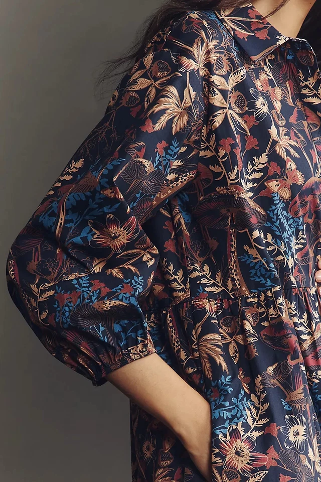 Anthropologie - Vestido camisero Bettina en capas de Maeve - Oferta 50% Foto 2 de 3