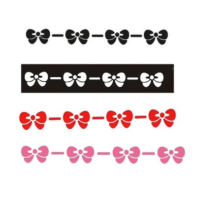 Eye Catching Reflective Bowknot Sticker Improves Night Visibility On Cars And