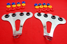 Cal Custom 4 Hole Chrome Valve Cover Spark Plug Wire Holder 4 Tall