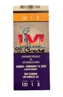 Ja’marr Chase Signed Cincinnati Bengals Autographed Commemorative SB Ticket PIA