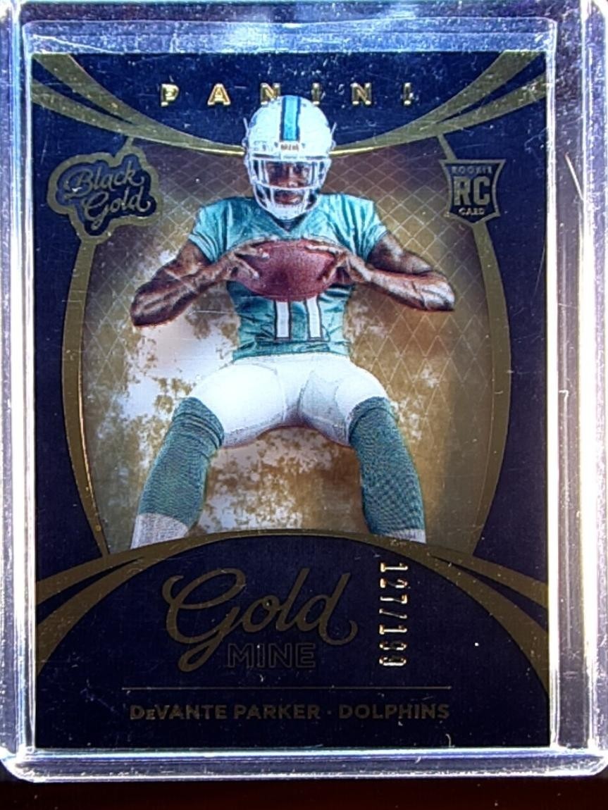 DeVante Parker Panini Black Gold Rookie Goldmine #RGM7 Base