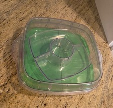 The Pampered Chef Cool & Serve Square Tray Se...