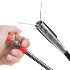 Flexible Grabber Claw Pick Up Reacher Tool With 4 Claws Bendable Hose Pickup