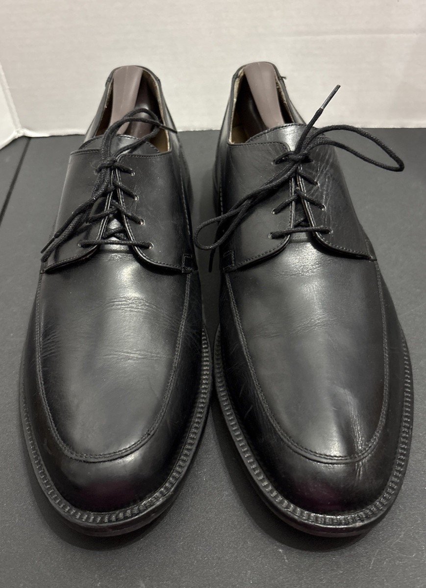 Johnston & Murphy Oxford Ankle Boot in black Size  9.5 Johnston And Murphy Mens black leather ankle boots size 9.5  main image 4