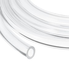 Clear PVC Tubing 10mm ID x 16.16mm OD - 6ft PVC Tube Lightweight Vinyl Hose