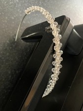 Jewel Encrusted Silver Metal Hairband. Used once only