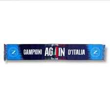 Sciarpa NAPOLI Campione D’Italia Scudetto N°4 AGAIN Campioni AG4IN 2025 Original