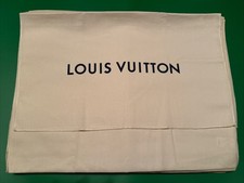Authentic Louis Vuitton Dust Cover Bag, Beige  18x13  Envelope Type