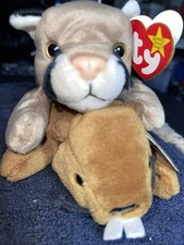 Ty Beanie Baby - CANYON the Cougar (8.5 Inch) MWMTs Free Shipping