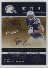 2007 Playoff Contenders Scott Chandler #218 Auto tw0
