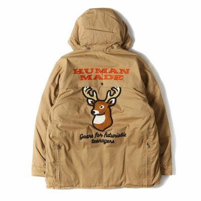 HUMAN MADE Jacket Brown Size: M | 22AW Deer Embroidered Hunting Down Used BEEG-0
