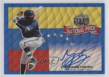 2018 Leaf Metal Draft National Pride Blue Wave 16/20 Yunior Severino Auto v1x