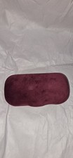 Gucci Maroon Velvet Sunglass Eye Glass Large Hard Shell Case No Glasses