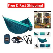Lightweight Parachute Nylon Hammock - Supports 500 lbs for Camping Adventures