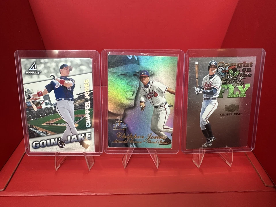 Chipper Jones Lot 13 Baseball Cards Atlanta Braves Set Collection MLB  - Imagem 3 de 4