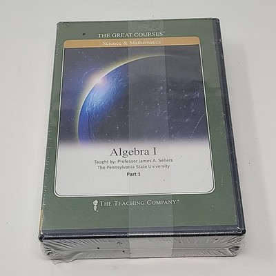 The Great Courses ALGEBRA II, Part 1 - 3, DVD only set -  SEALED NEW