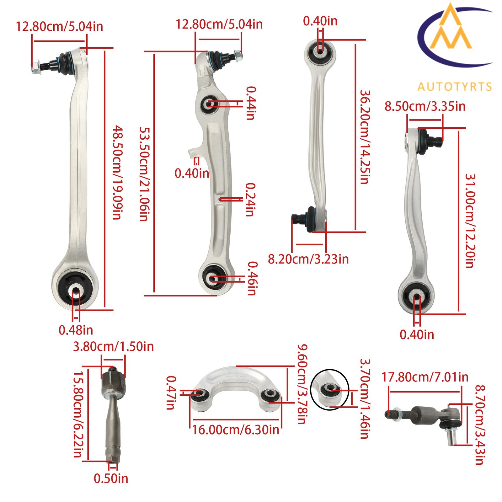 Bentley Continental Flying Spur 2004-2019 Front Lower Tie rod end P/N K620621