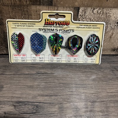 VTG Harrows Darts Technology - system 5 flights Aerodynamacally Superior