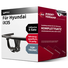 Anhängerkupplung starr + E-Satz 13pol spezifisch für Hyundai iX35 09-15 neu