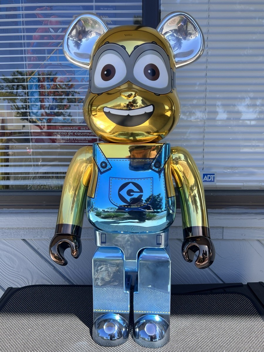 おもちゃ BE@RBRICK DAVE CHRO ME Ver . 1000% Amazon.com: MEDICOM TOY CORPORATION Minions Dave Chrome VER 1000