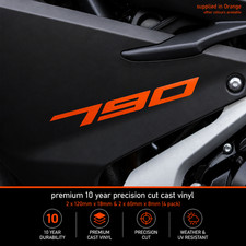790 Decals Stickers Premium 10 year Vinyl Any Colour Universal KTM