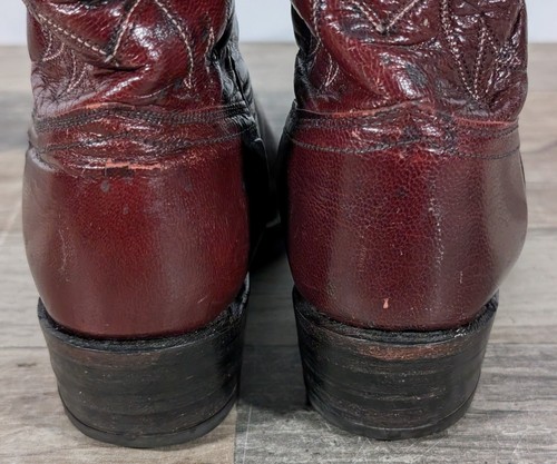 Dan Post Woman's Brown Leather Western Cowboy Boots Size 5.5 C - Picture 7 of 9