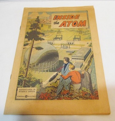 GENERAL ELECTRIC 1955 ADVENTURES IN SCIENCE INSIDE THE ATOM PROMO COMIC BOOK