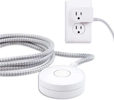 Extension Cord with Switch On/Off Plug, 6 Ft Braided Power Cord Outlet Switch, 3