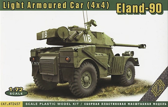 ACE 72457 - 1:72 Eland-90 Light Armoured Car (4x4) - New